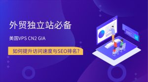 外贸独立站必备：美国VPS CN2 GIA如何提升访问速度与SEO排名?